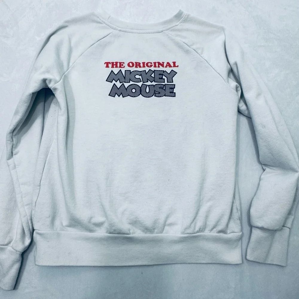 Disney Mickey Mouse Graphic Sweatshirt in Junior/ Medium (7-9) Disney Parks‎